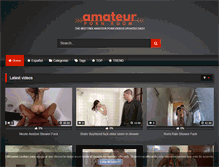 Tablet Screenshot of amateurroom.com